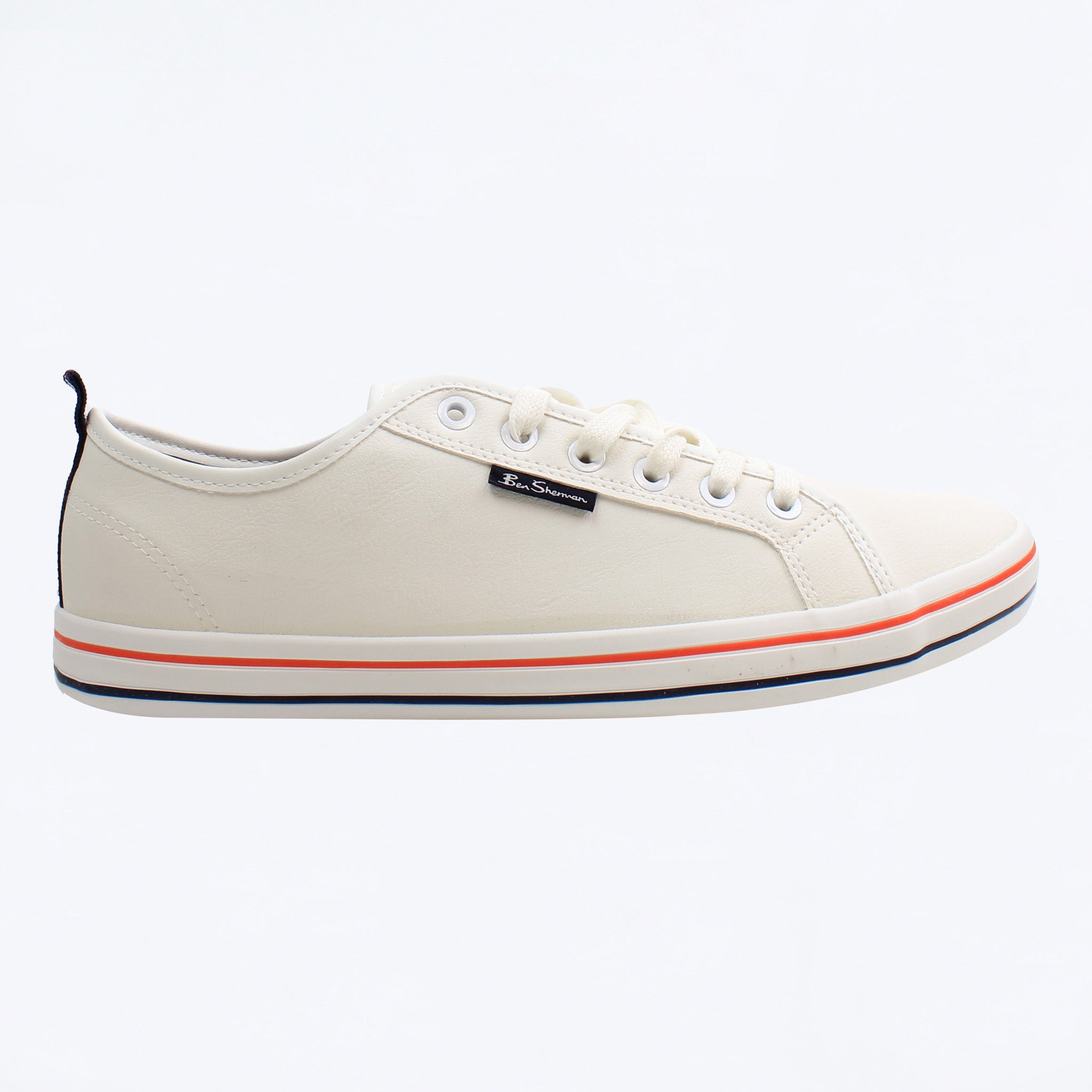 Ben Sherman Lowell Mens White Plimsolls NO BOX