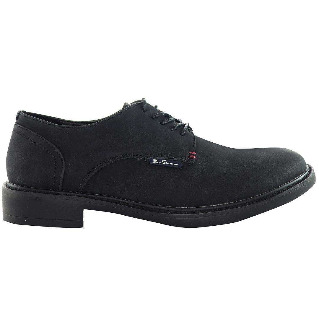 Ben Sherman Pat 2 Mens Black Shoes