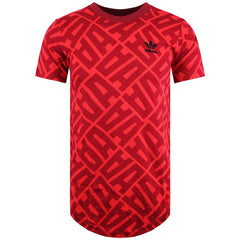 Adidas AOP Womens Red T-Shirt