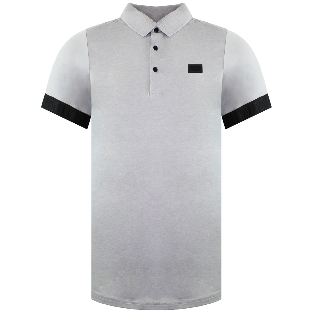 Born Rich Nimani Mens Grey Polo Shirt