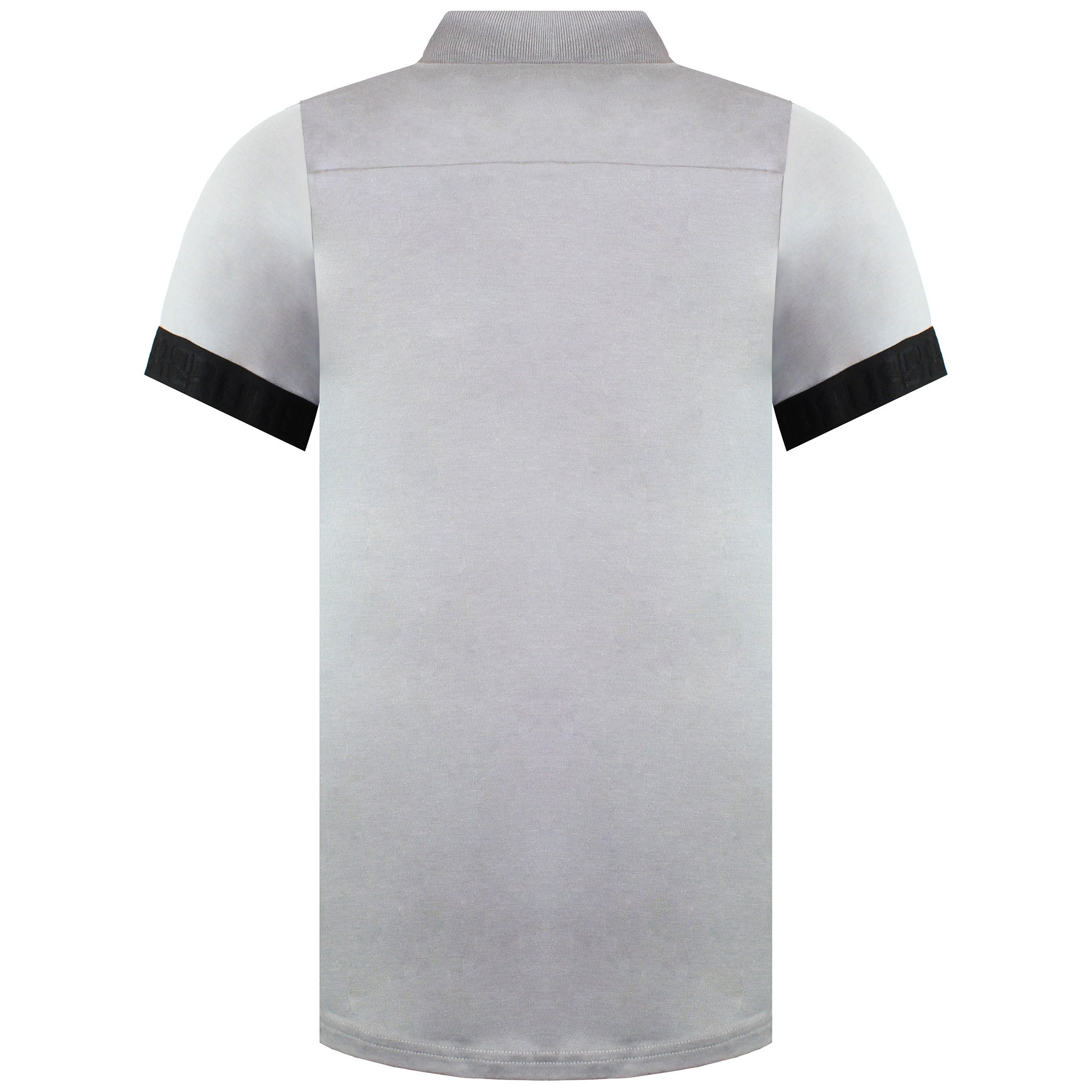 Born Rich Nimani Mens Grey Polo Shirt