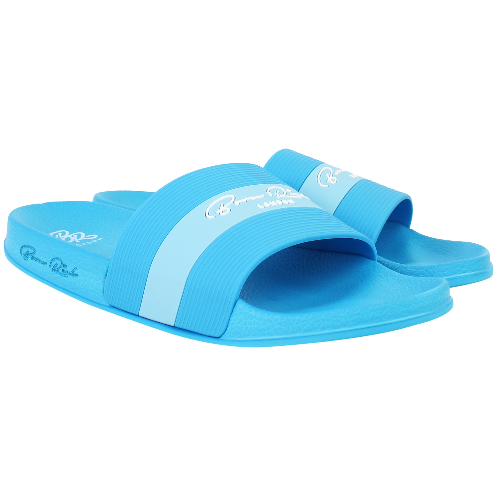Born Rich Aurelio Mens Turquoise Sliders