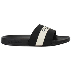 Born Rich Aurelio Mens Black Sliders