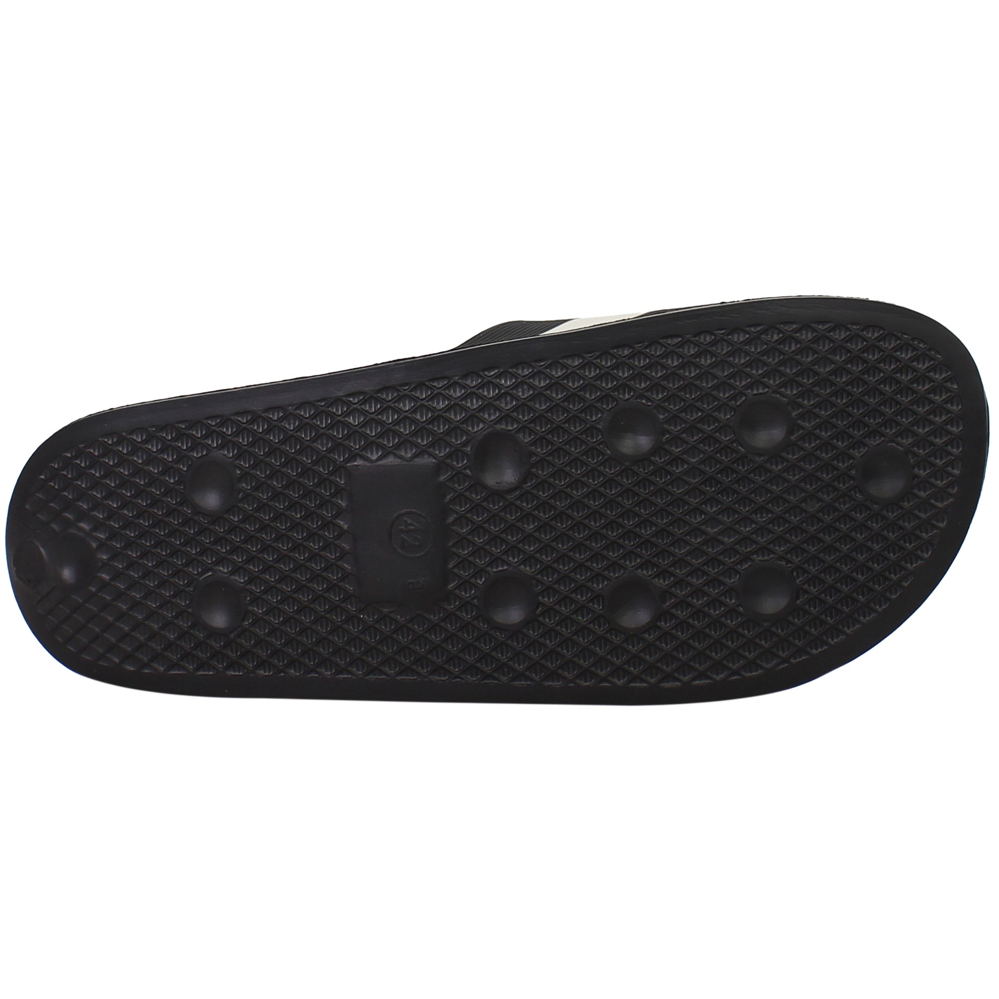 Born Rich Aurelio Mens Black Sliders