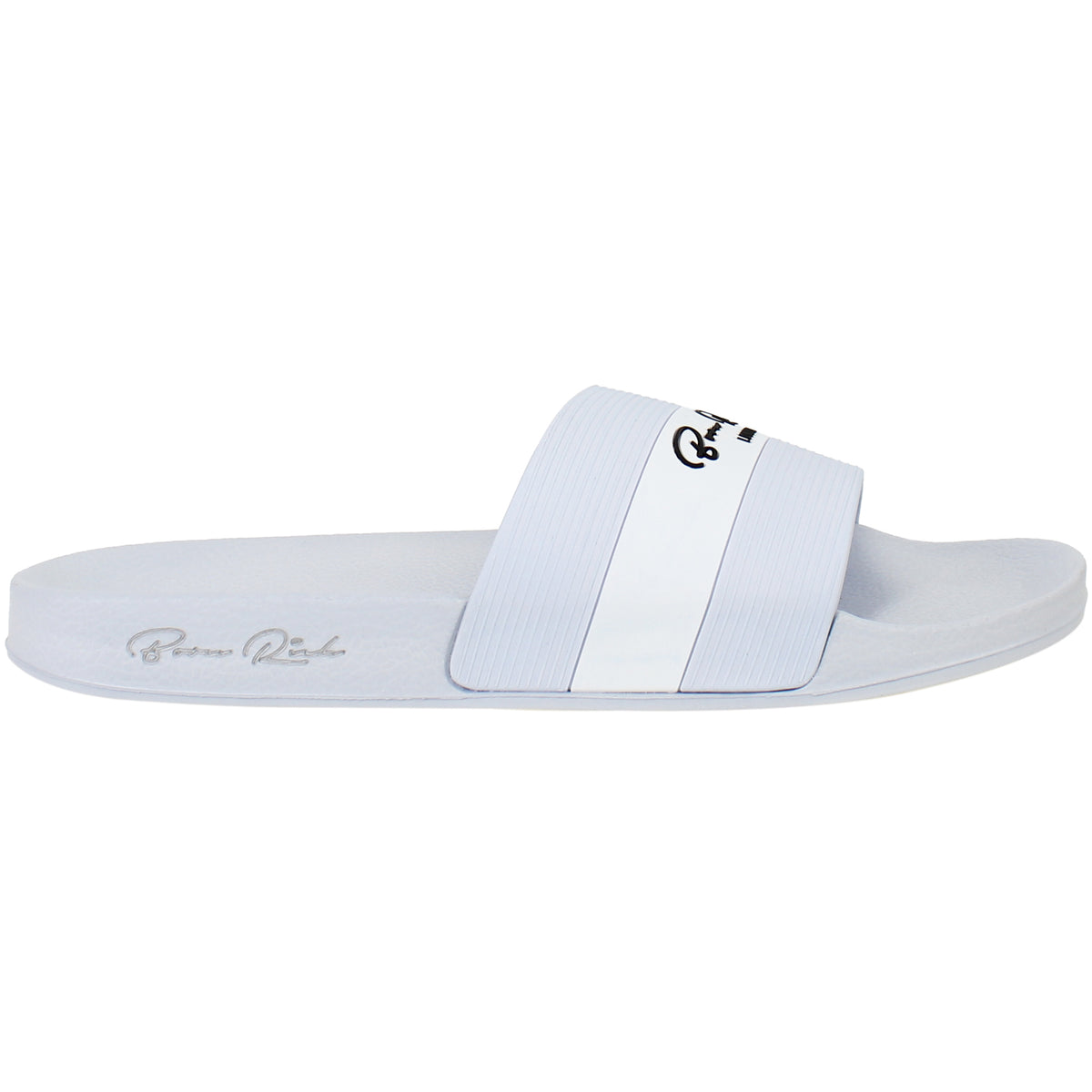 Born Rich Aurelio Mens Light Blue Sliders