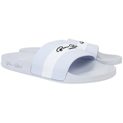 Born Rich Aurelio Mens Light Blue Sliders