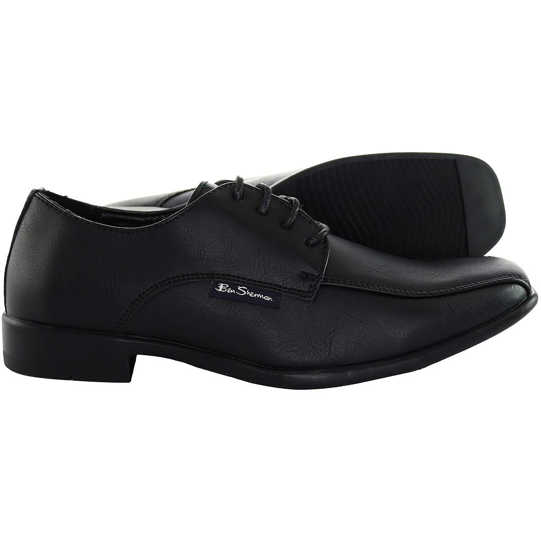 Ben Sherman Durham Kids Black Shoes