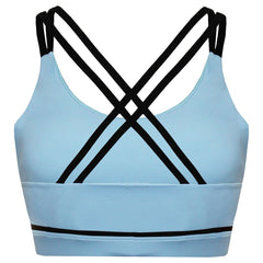 BoxRaw Valerie Womens Baby Blue Sports Bra