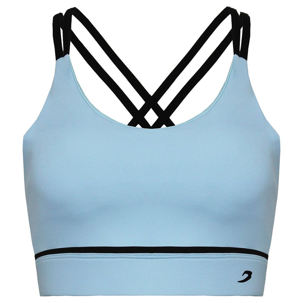 BoxRaw Valerie Womens Baby Blue Sports Bra