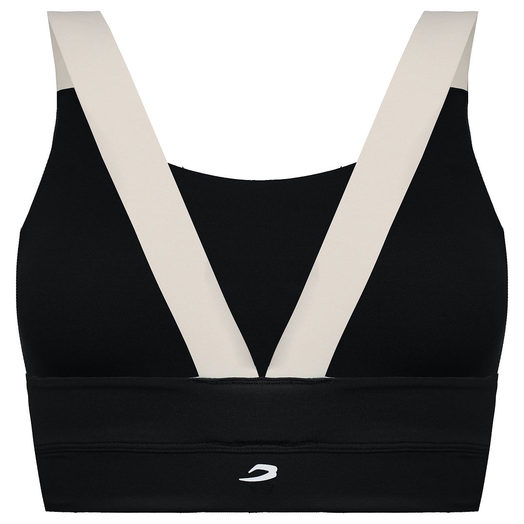 BoxRaw Alicia Womens Black Sports Bra