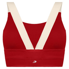 BoxRaw Alicia Womens Red Sports Bra