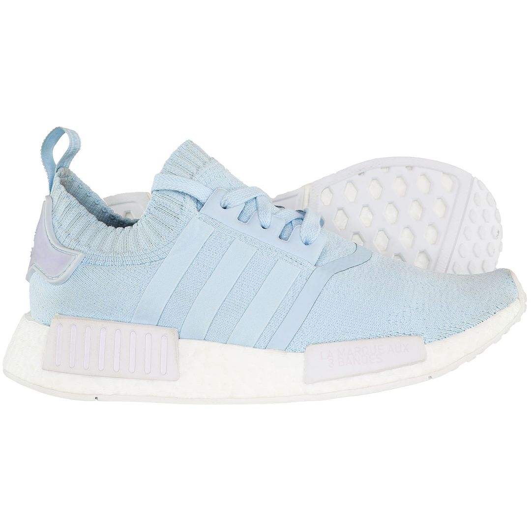 Adidas NMD_R1 Primeknit Womens Blue Trainers