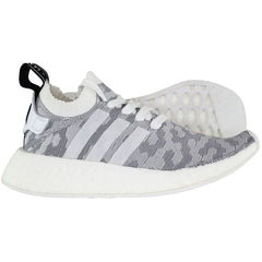 Adidas NMD_R2 Primeknit Womens Grey Running Trainers