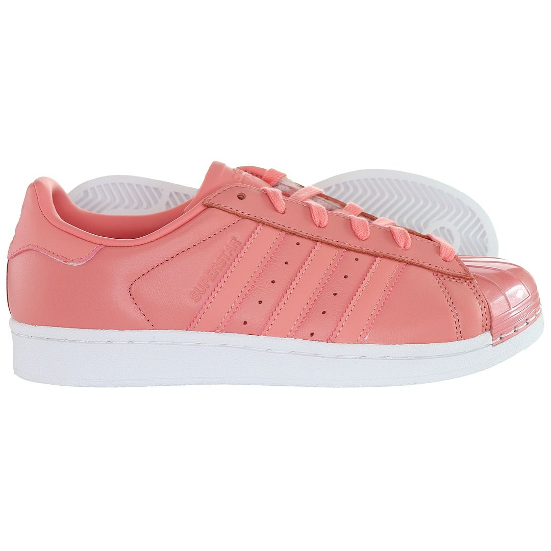 Adidas Superstar Metal Toe Womens Pink Trainers