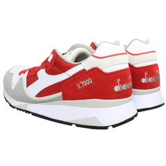 Diadora V7000 Nyl II Mens Red/White Trainers