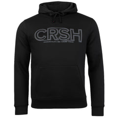 Crosshatch Kendrick Printed Mens Black Hoodie