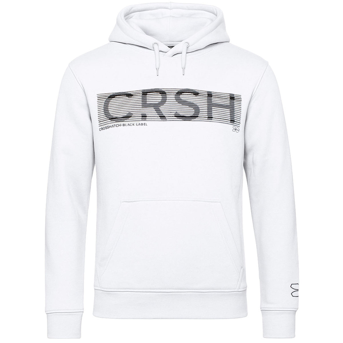 Crosshatch Goldsbury Mens White Hoodie