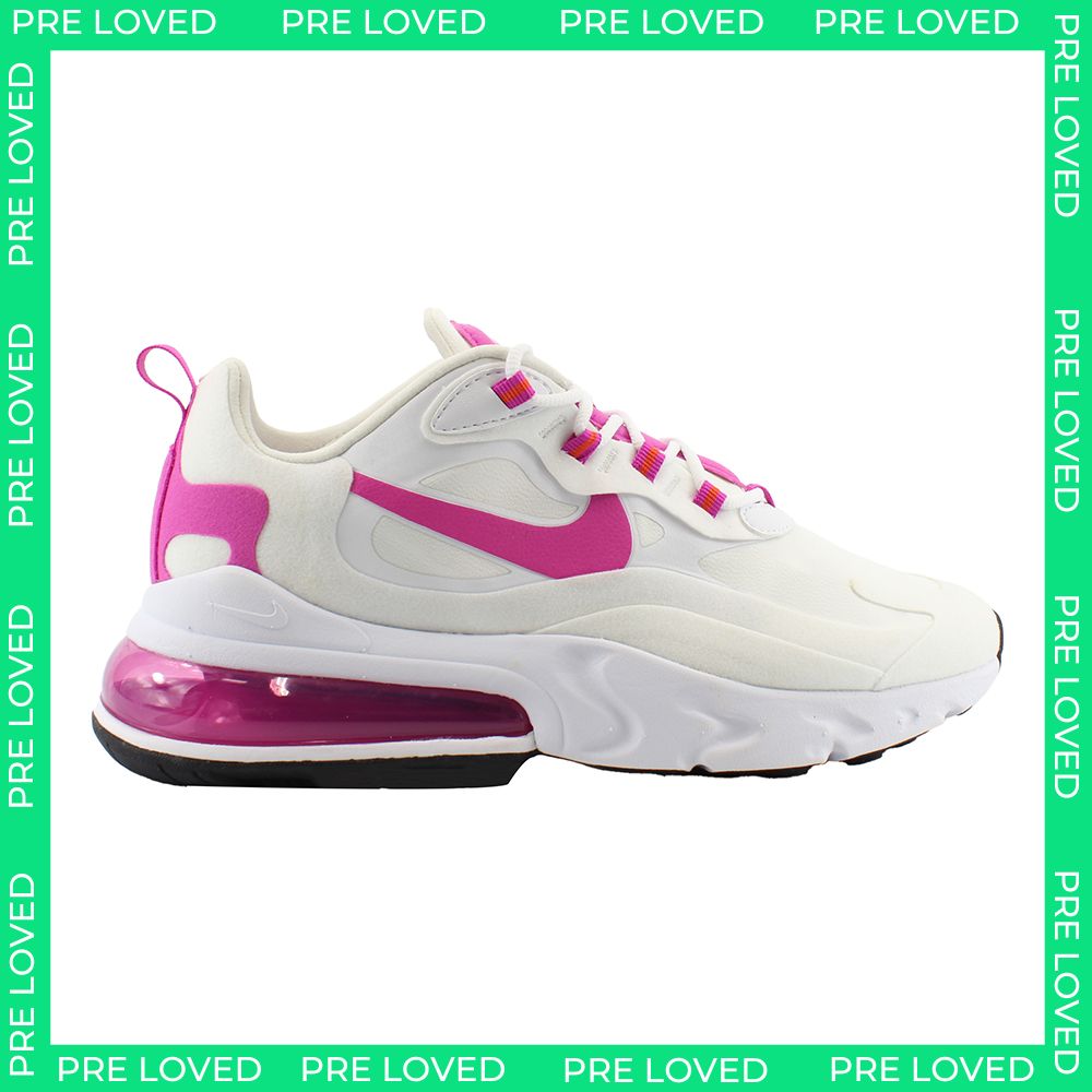 Nike Air Max 270 React Womens White Trainers NO BOX