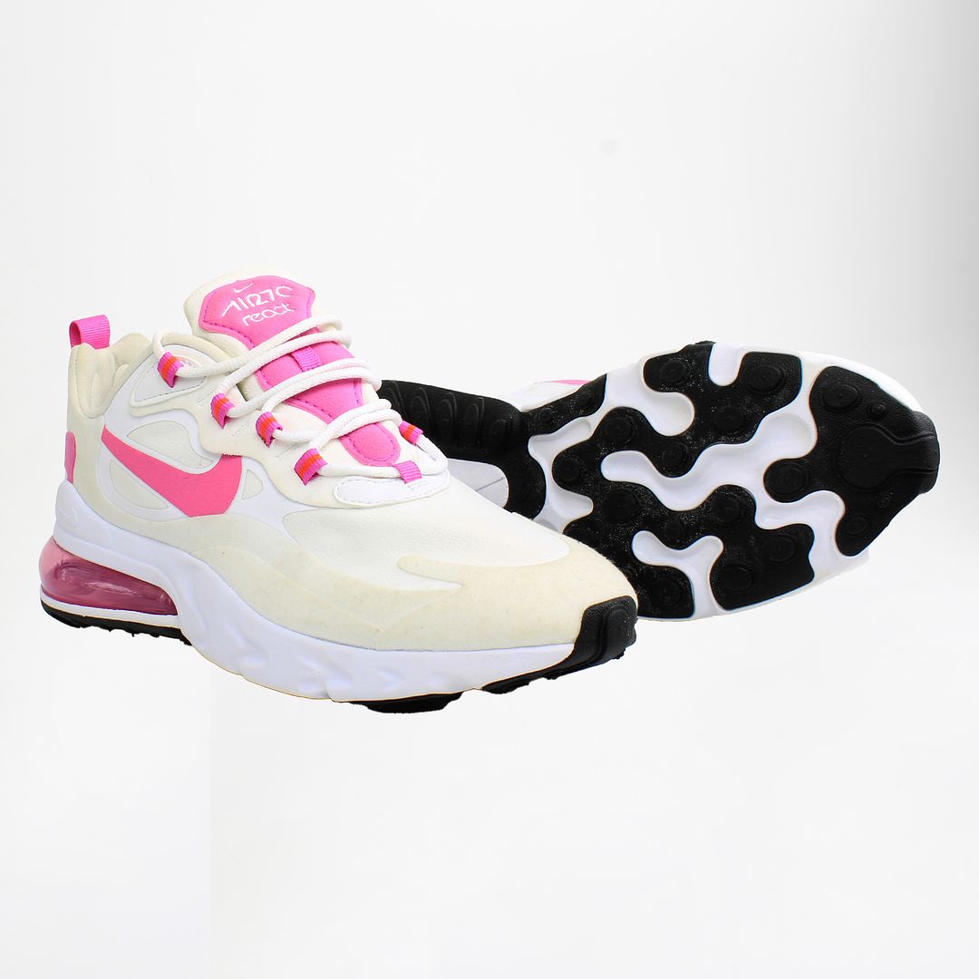 Nike Air Max 270 React Womens White Trainers NO BOX