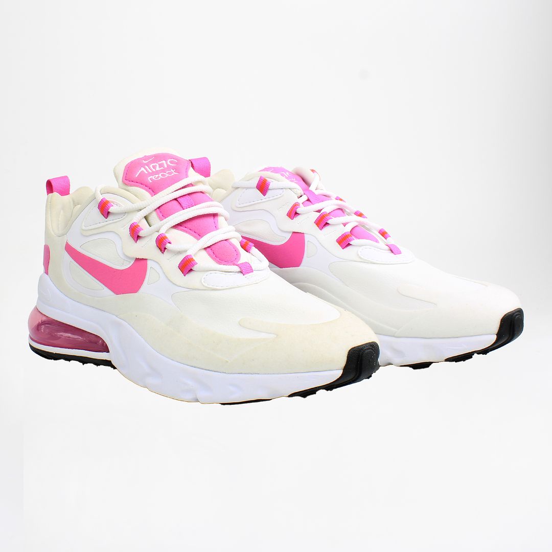 Nike Air Max 270 React Womens White Trainers NO BOX