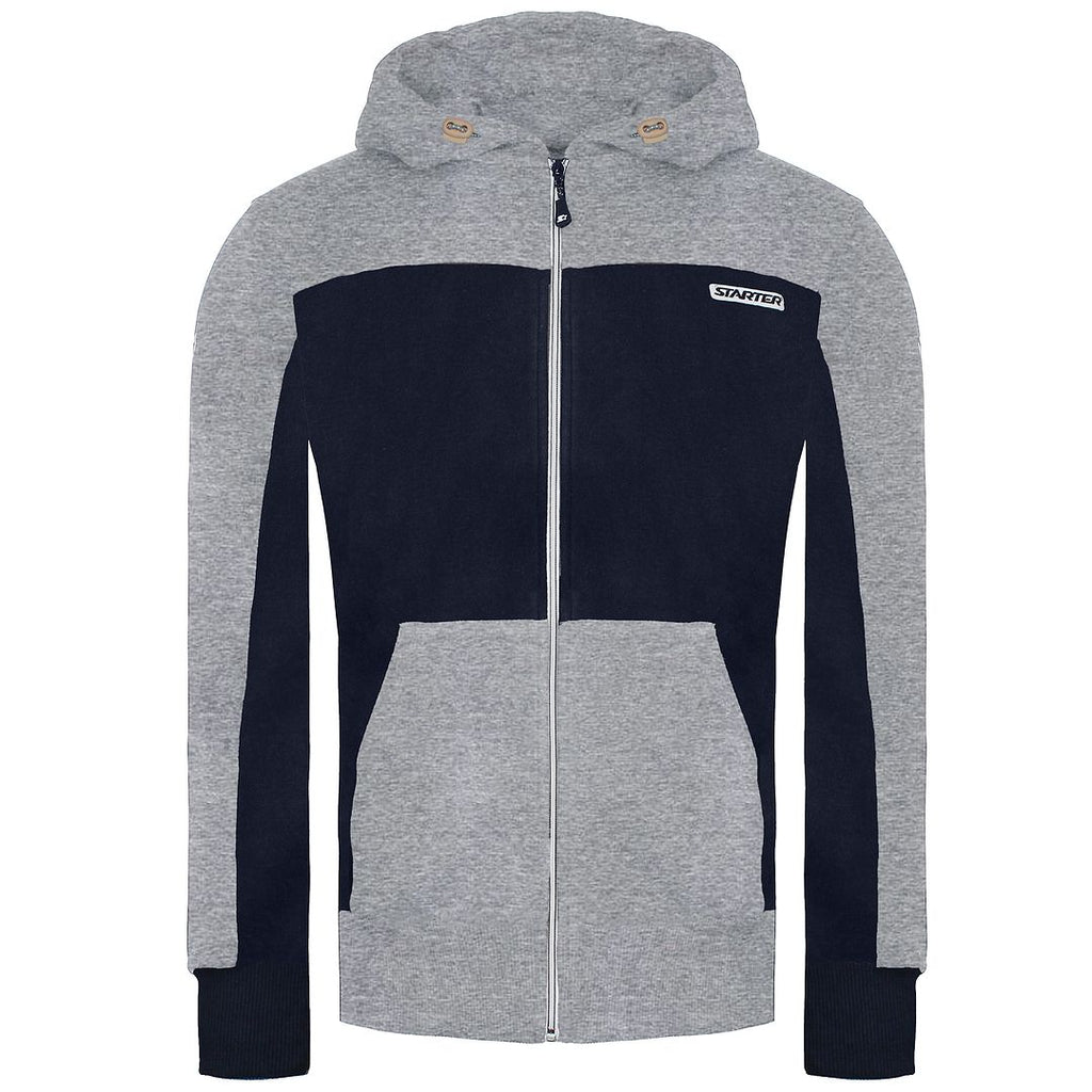 Starter Finese Mens Grey/Blue Track Jacket