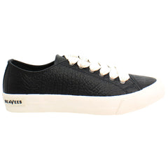 Seavees Crosby Womens Black Plimsolls