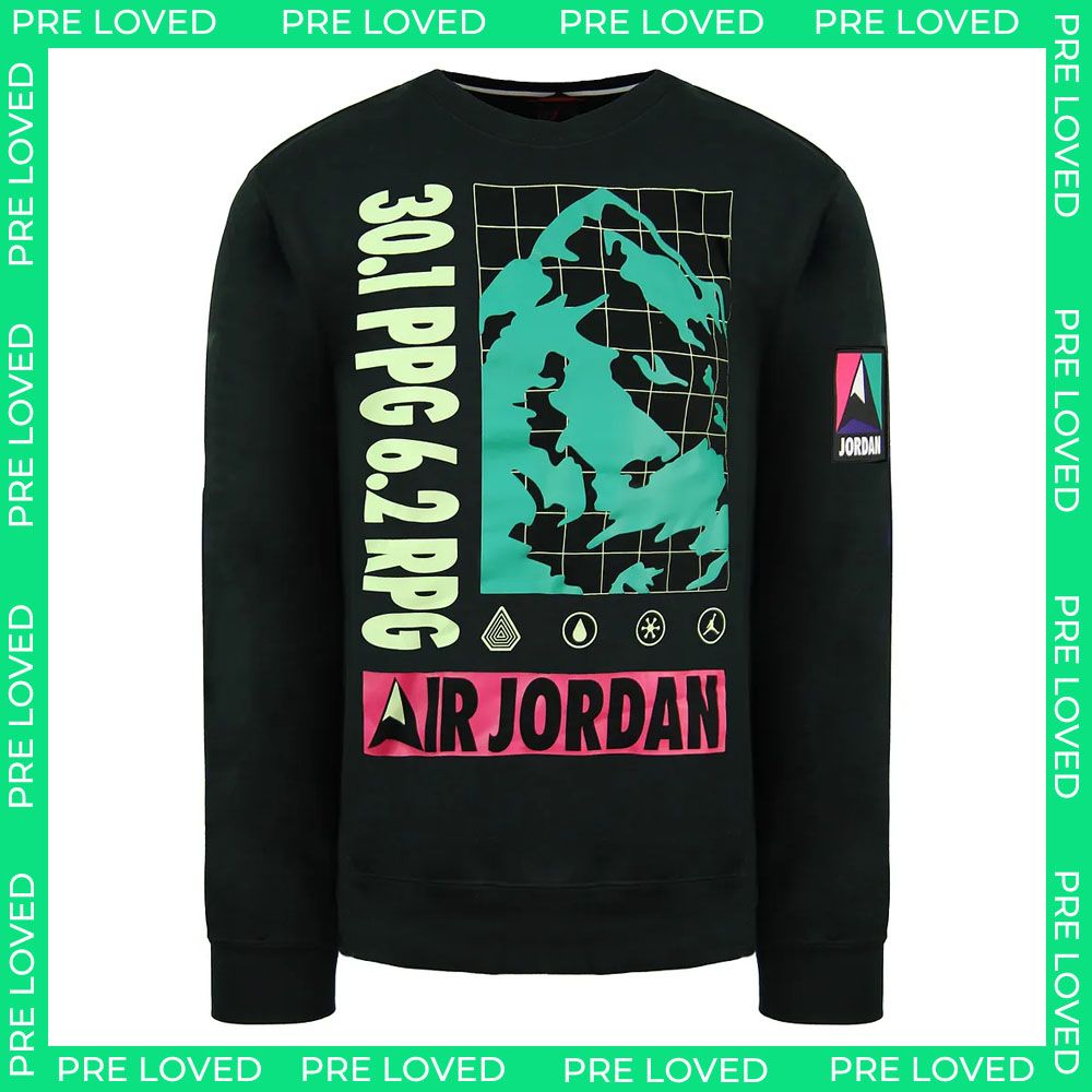 Nike Air Jordan Mens Black Sweater - Size L