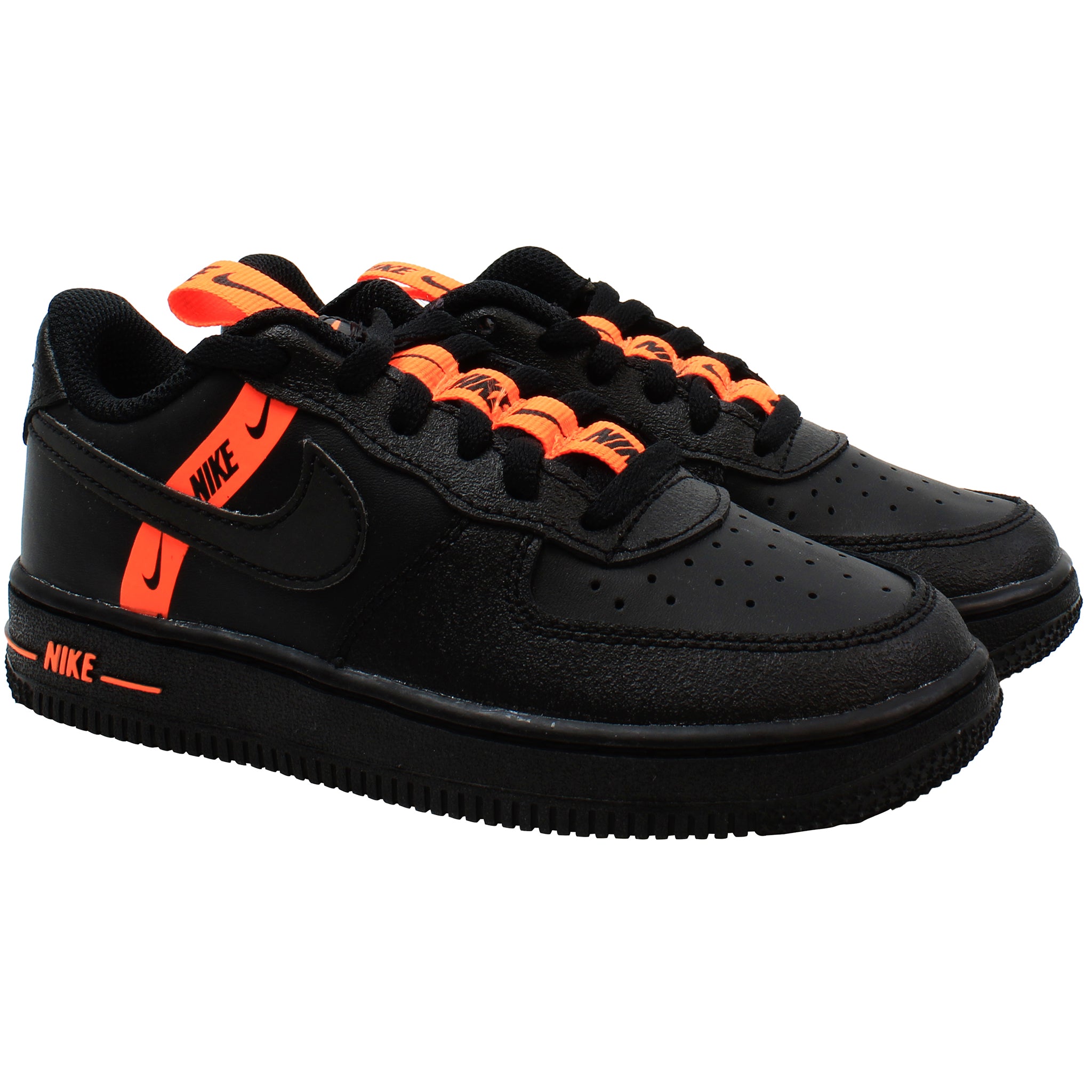 Nike Force 1 LV8 KSA Kids Black Trainers