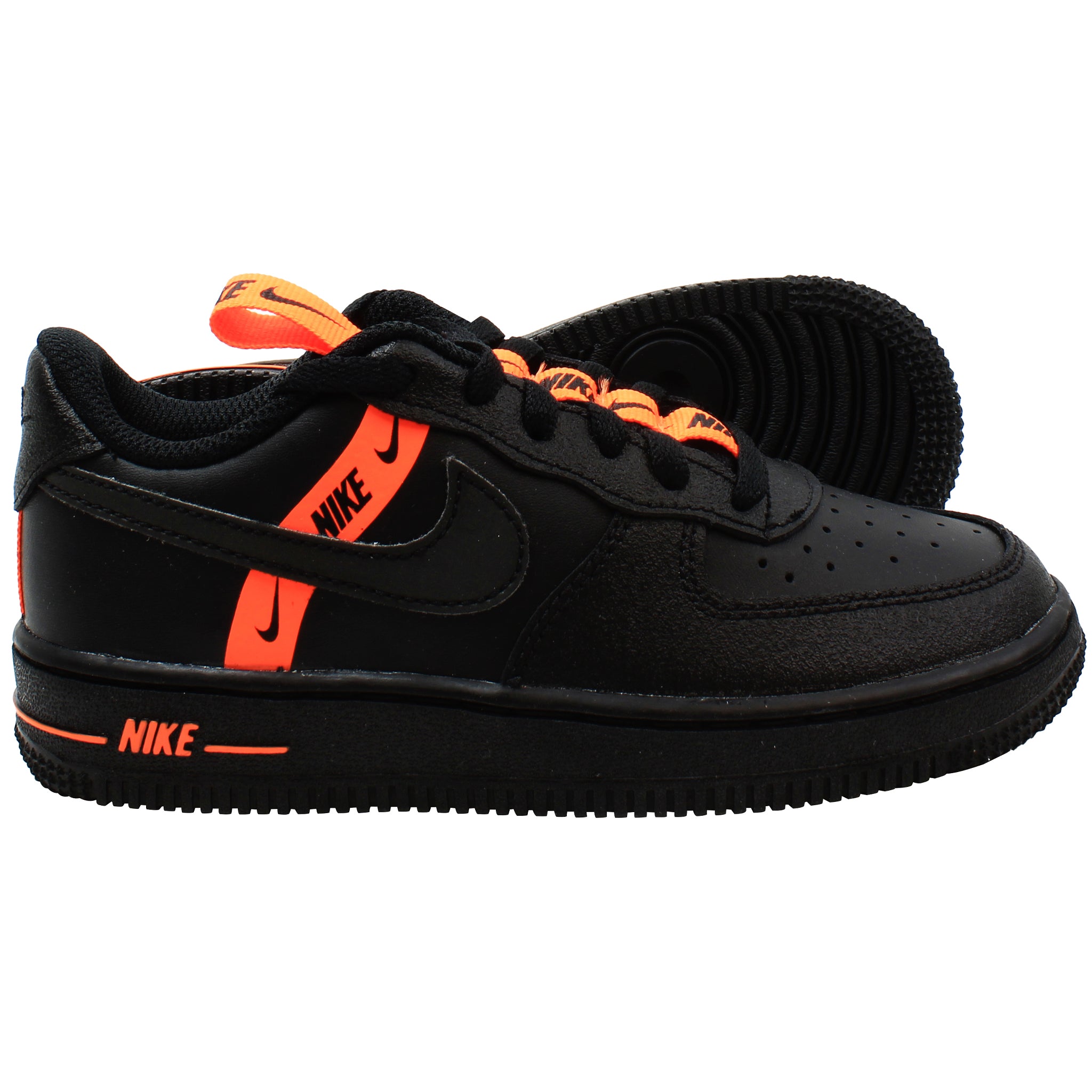 Nike Force 1 LV8 KSA Kids Black Trainers