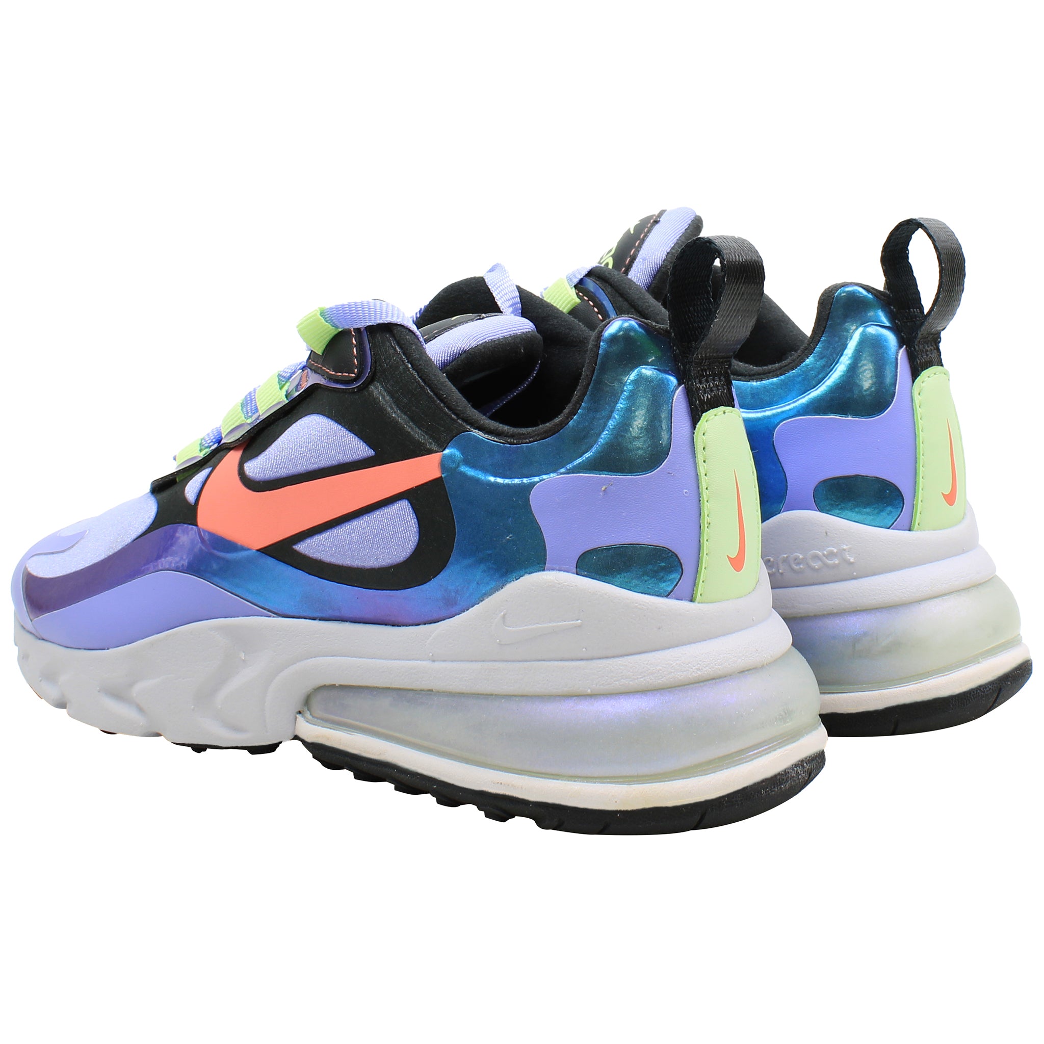 Nike Air Max 270 React Womens Purple Trainers