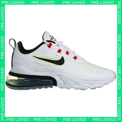 Nike Air Max 270 React Womens White Trainers DIRTY