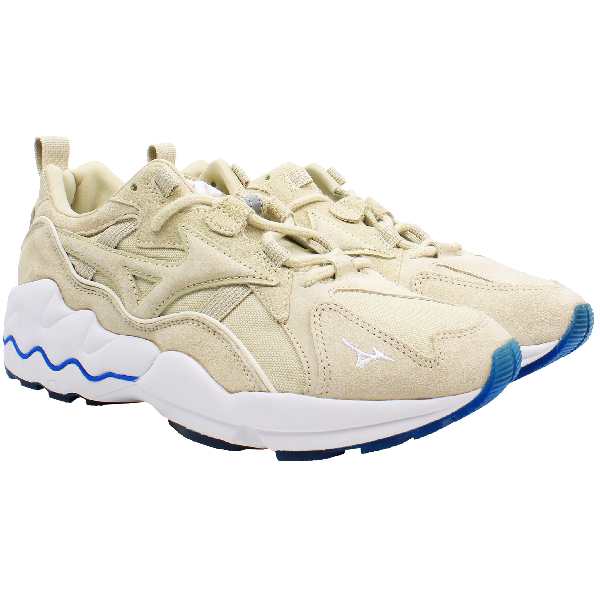 Mizuno Wave Rider 1 Mens Beige Trainers