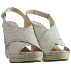 Geox Donna Janira C Womens White Wedges