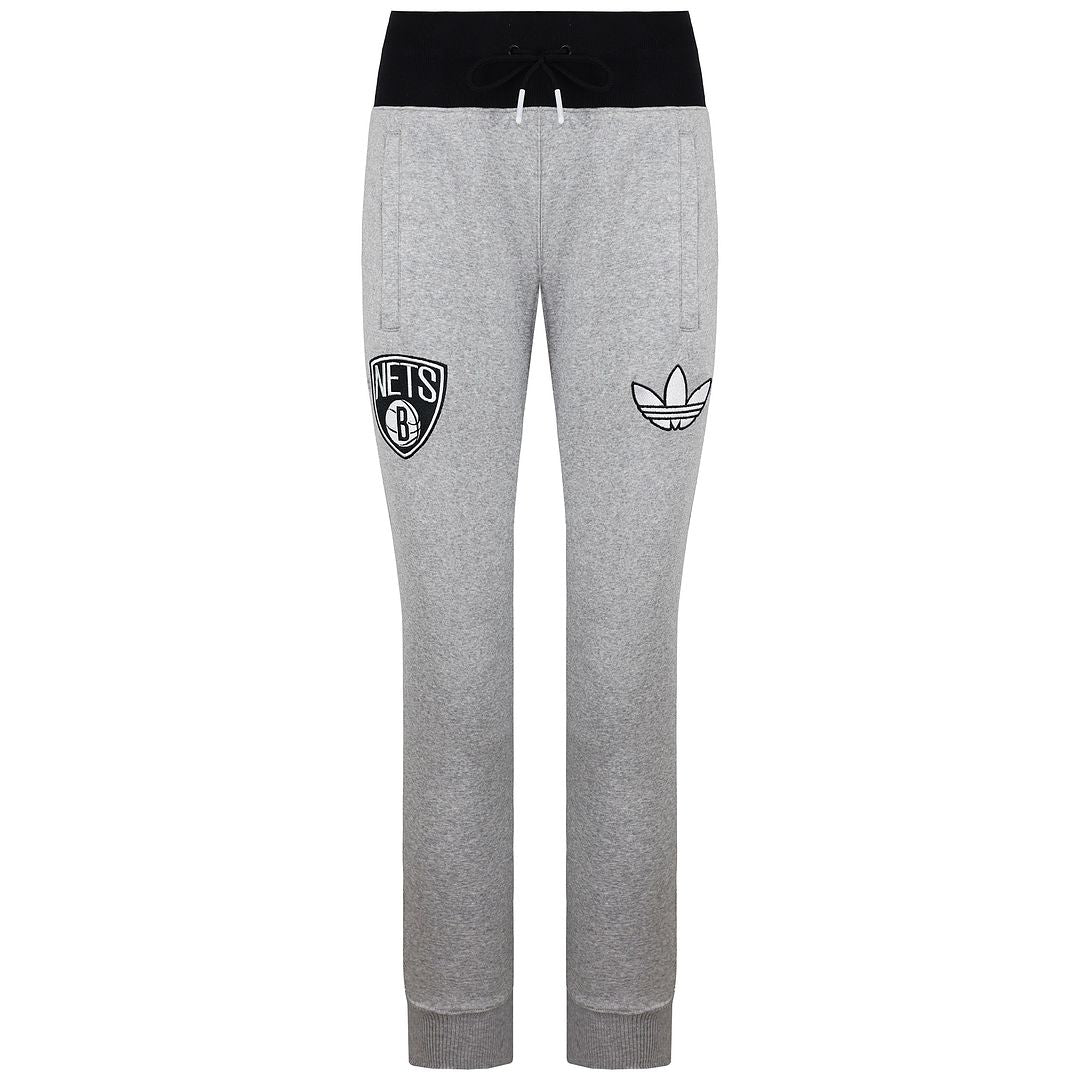 Adidas Brooklyn Nets Womens Grey Track Pants