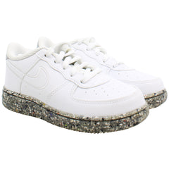 Nike Force 1 KSA Kids White Trainers