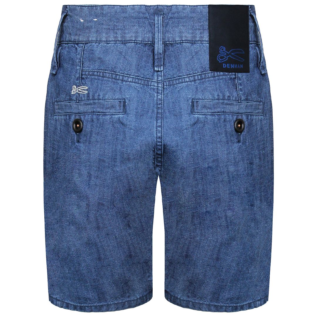 Denham Tokyo Apex Mens Blue Denim Shorts