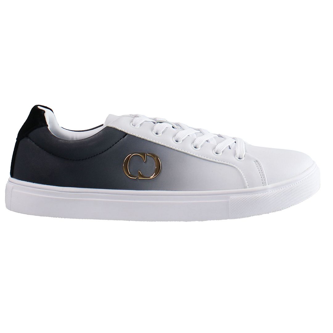 Criminal Damage Drift Mens White/Black Trainers