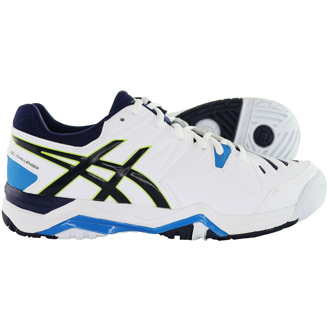 Asics Gel-Challenger 10 Mens White Tennis Trainers