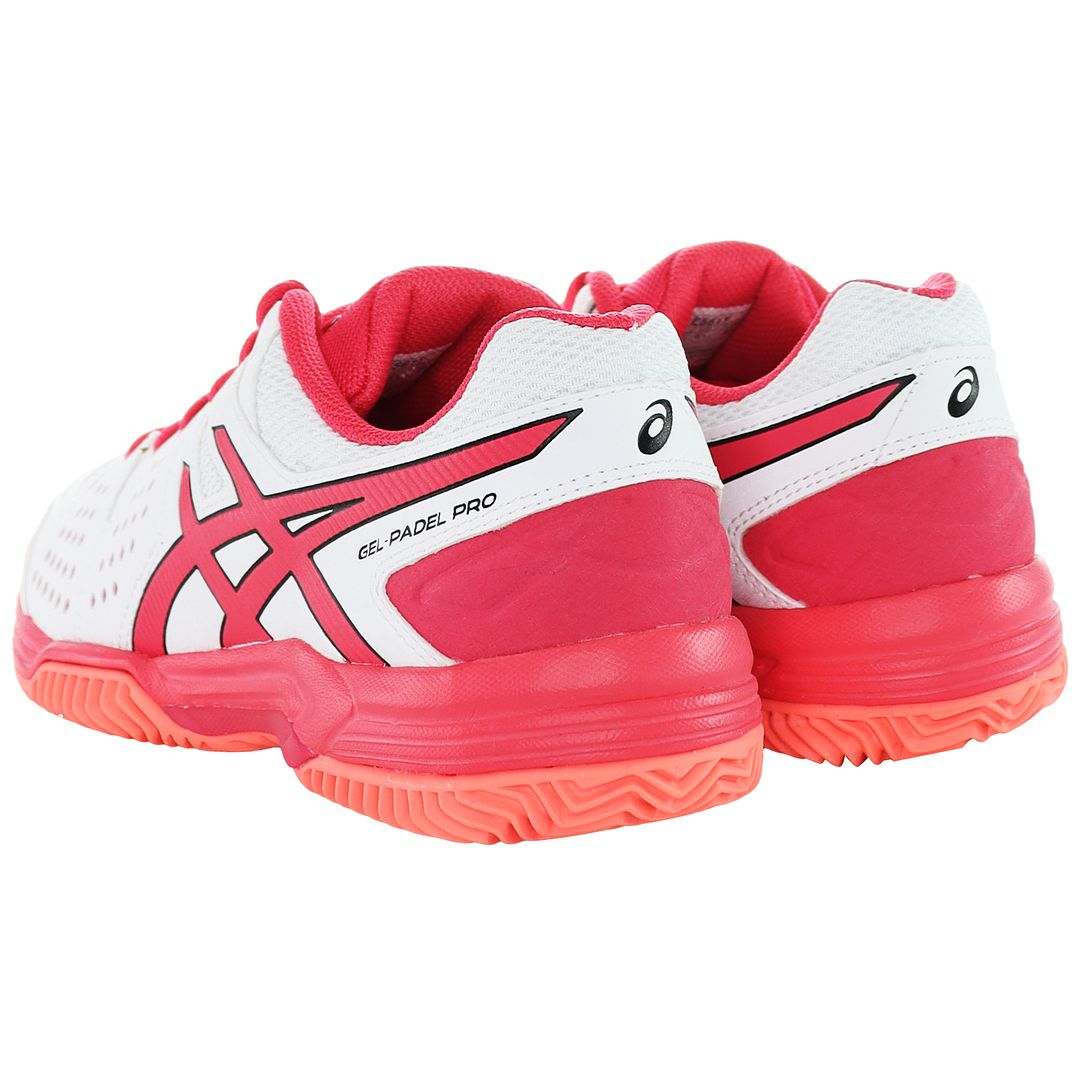 Asics Gel-Padel Pro 3 SG Womens White/Pink Trainers