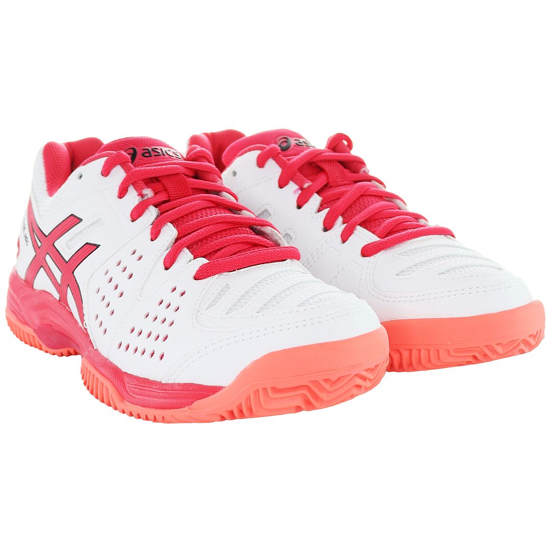 Asics Gel-Padel Pro 3 SG Womens White/Pink Trainers