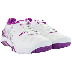 Asics Gel-Resolution 6 Womens White Tennis Trainers