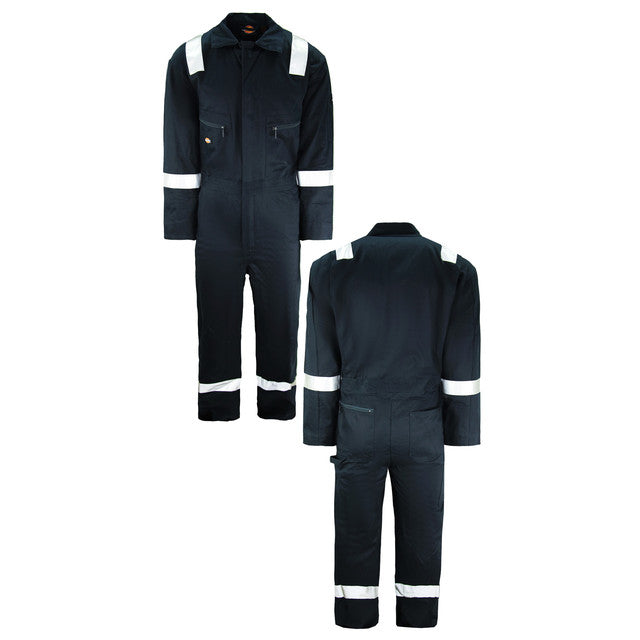 Dickies Coverall Mens Navy Reflective Suit