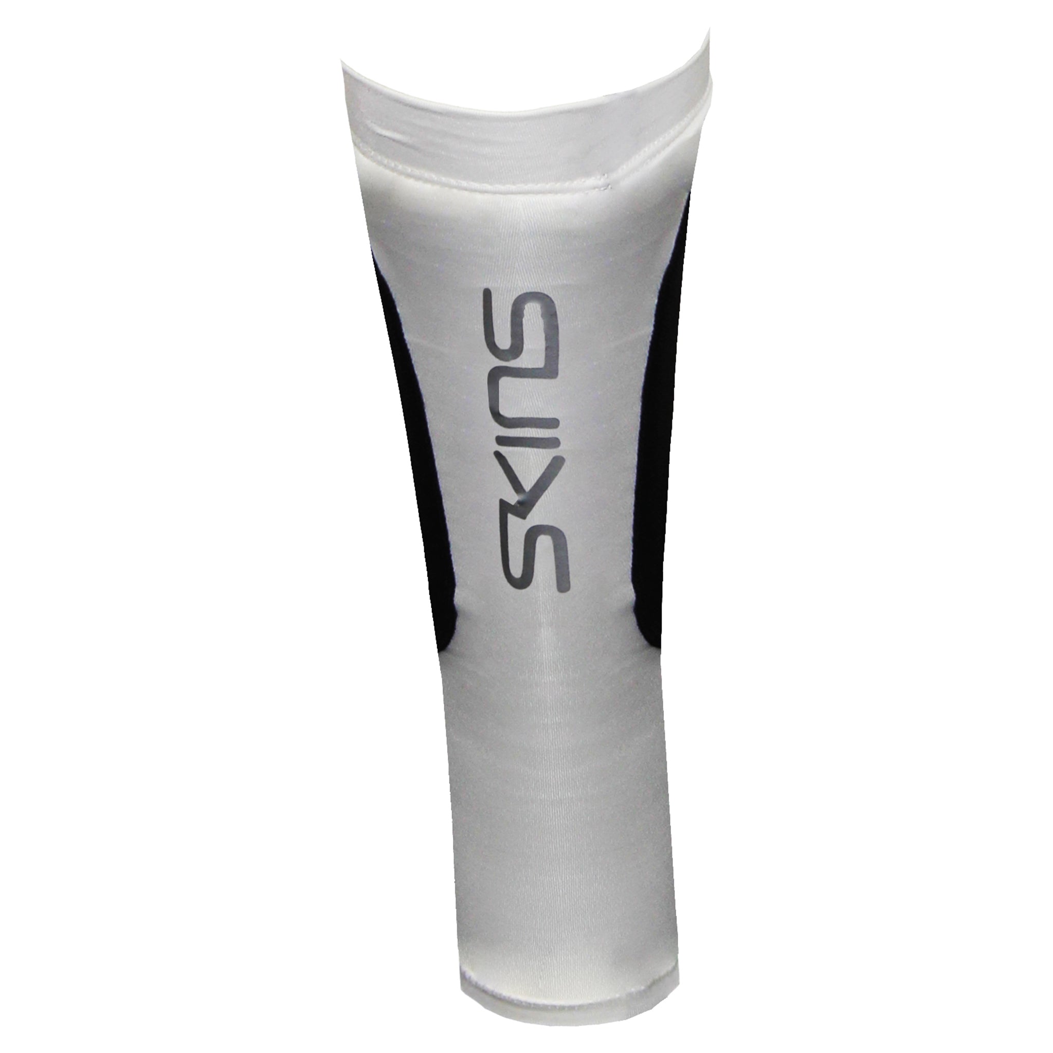 Skins Essentials Black/White Compression Calf Sleeves