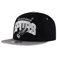 Mitchell & Ness San Antonio Spurs Mens Black/Grey Cap