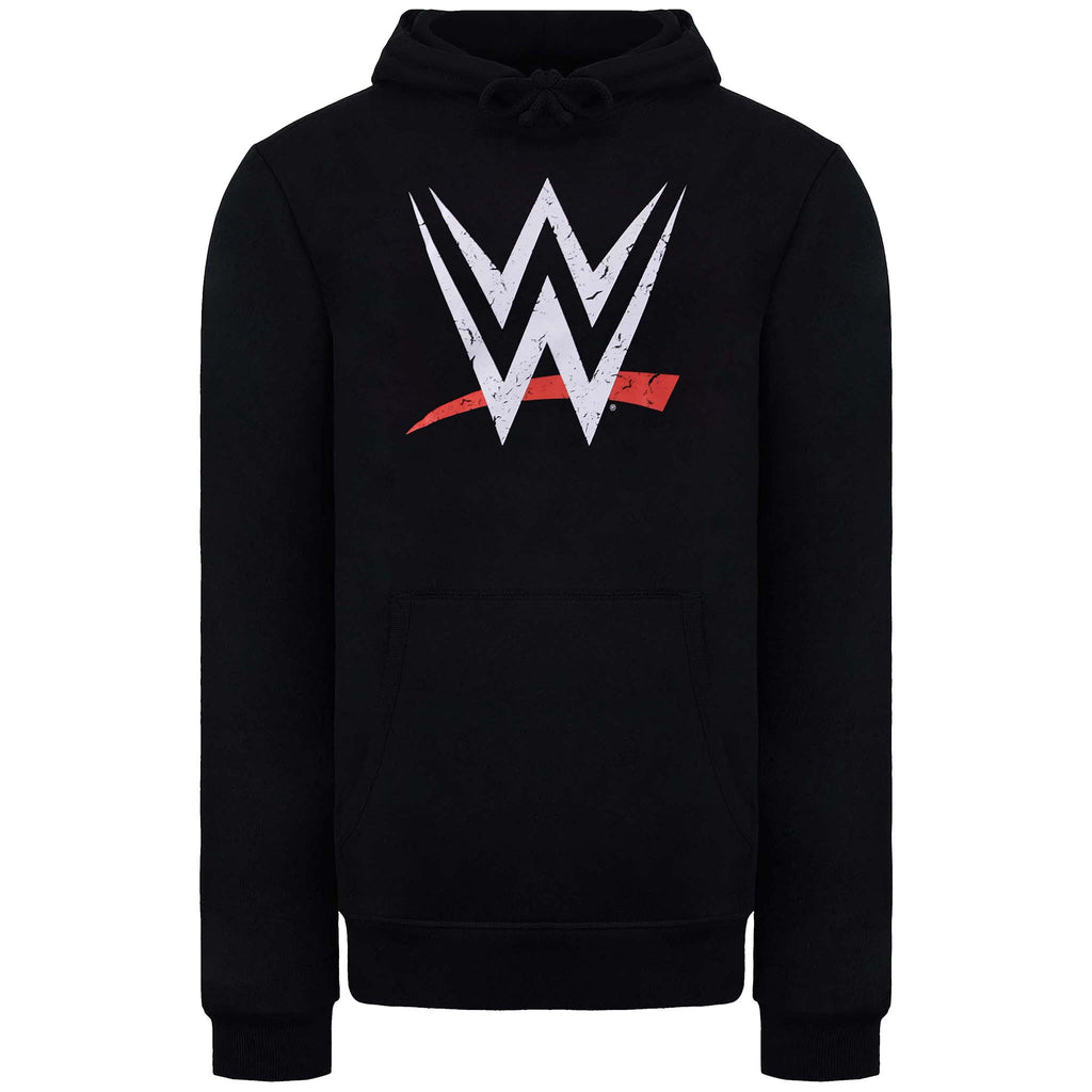 WWE Logo Mens Black Hoodie