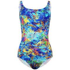 Maru Sherbet Pacer Cruz Womens Blue Swimsuit