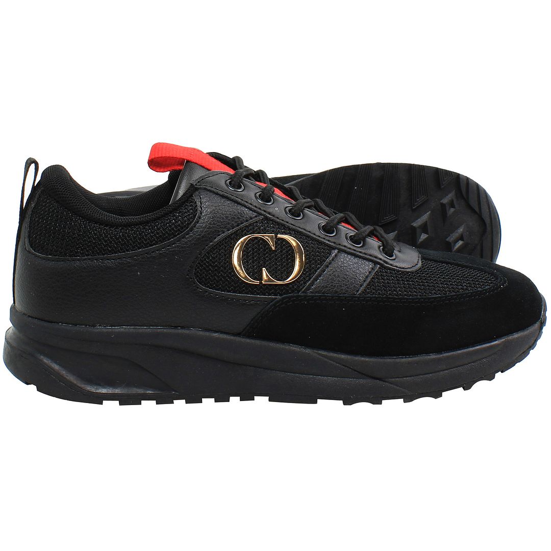 Criminal Damage Force Mens Black Trainers