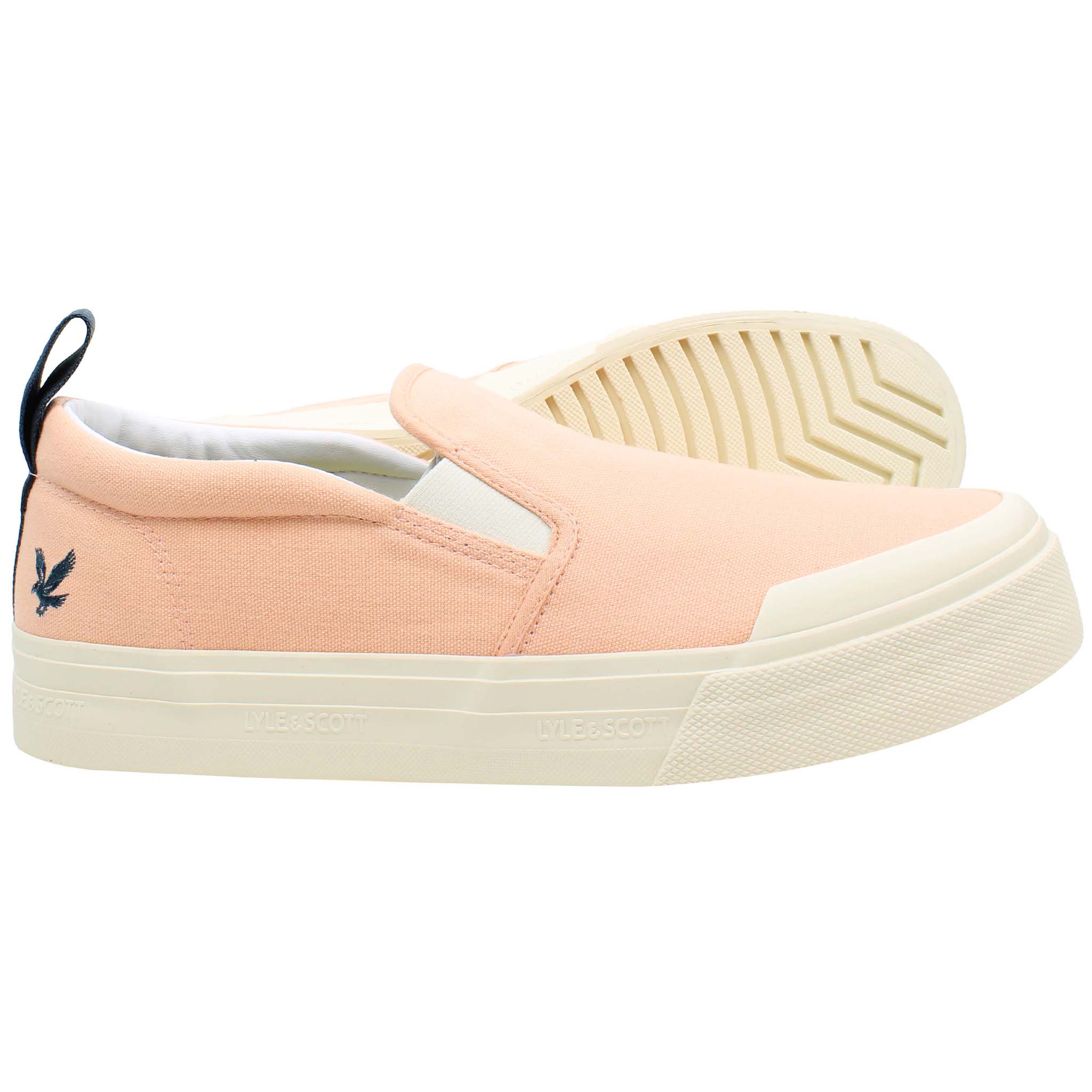 Lyle & Scott Duncan Mens Pink Plimsolls