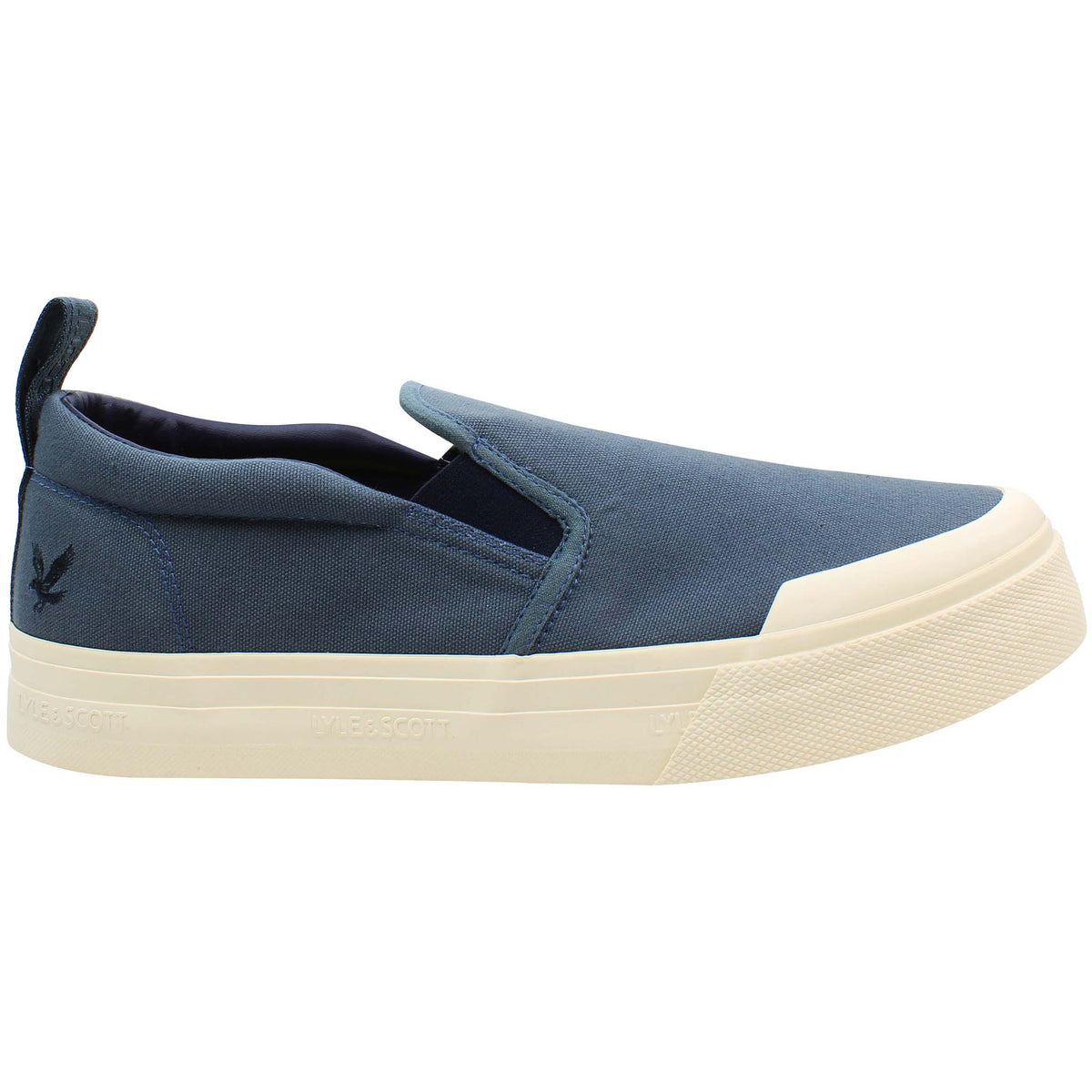 Lyle & Scott Duncan Mens Blue Plimsolls