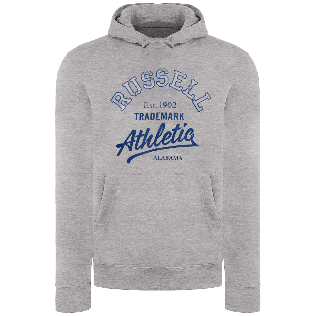 Russell Athletic Logo Mens Grey Hoodie